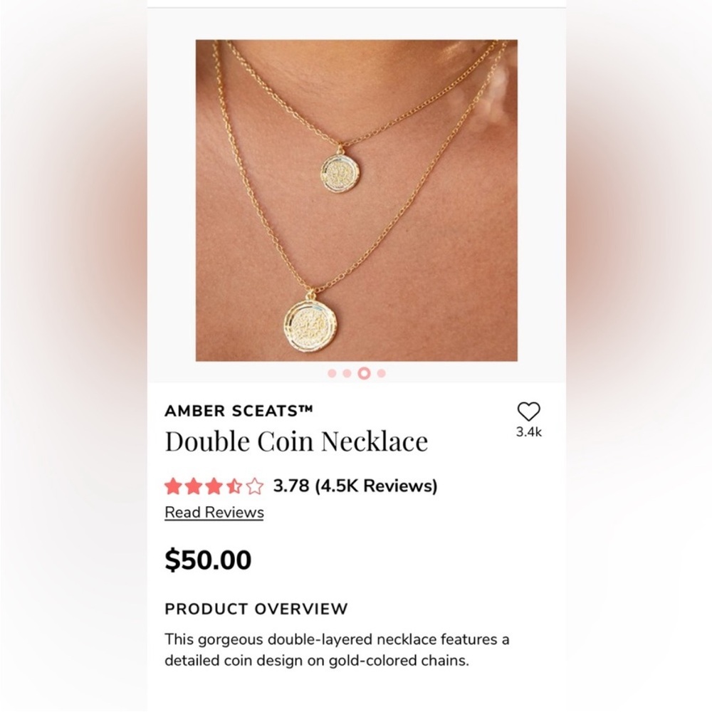 Gold Pendant Necklace